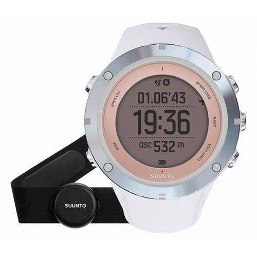 Image of Hvid plast med stål krans Ambit3 quartz multifunktion Dame ur fra Suunto